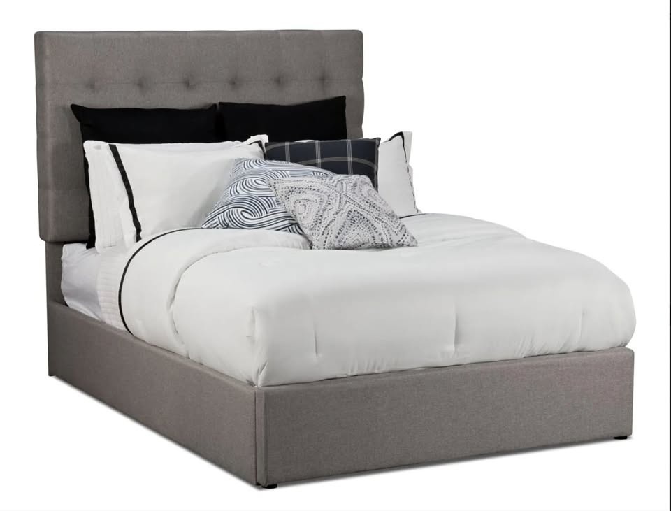 Upholstered Storage Platform Bed - Full Size