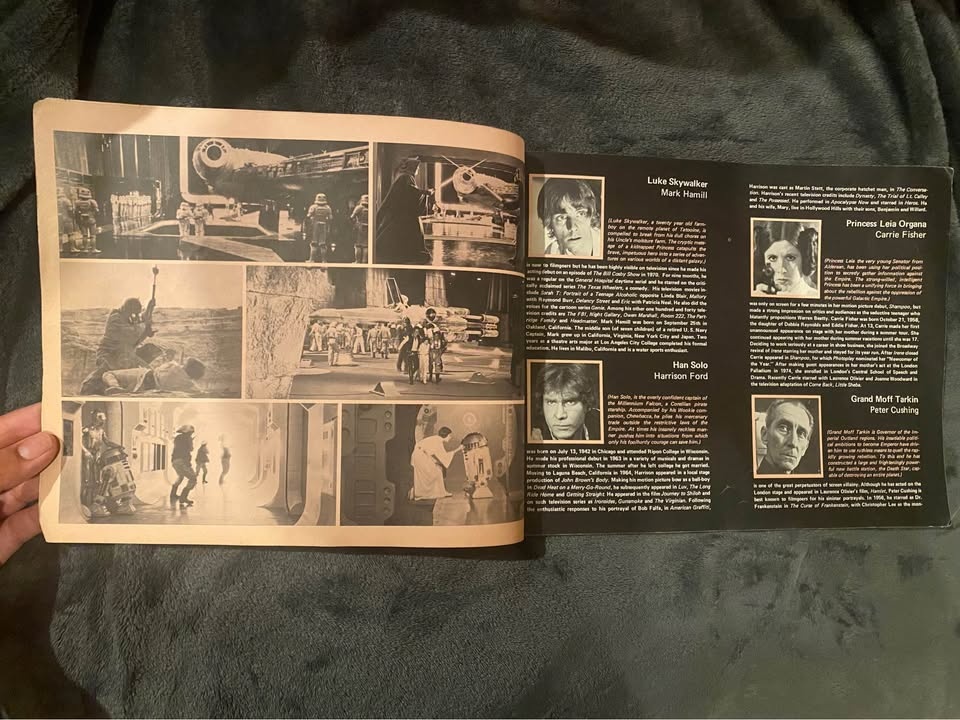 Vintage Star Wars Original 1977 Movie Theater Program – $60 - photo 3