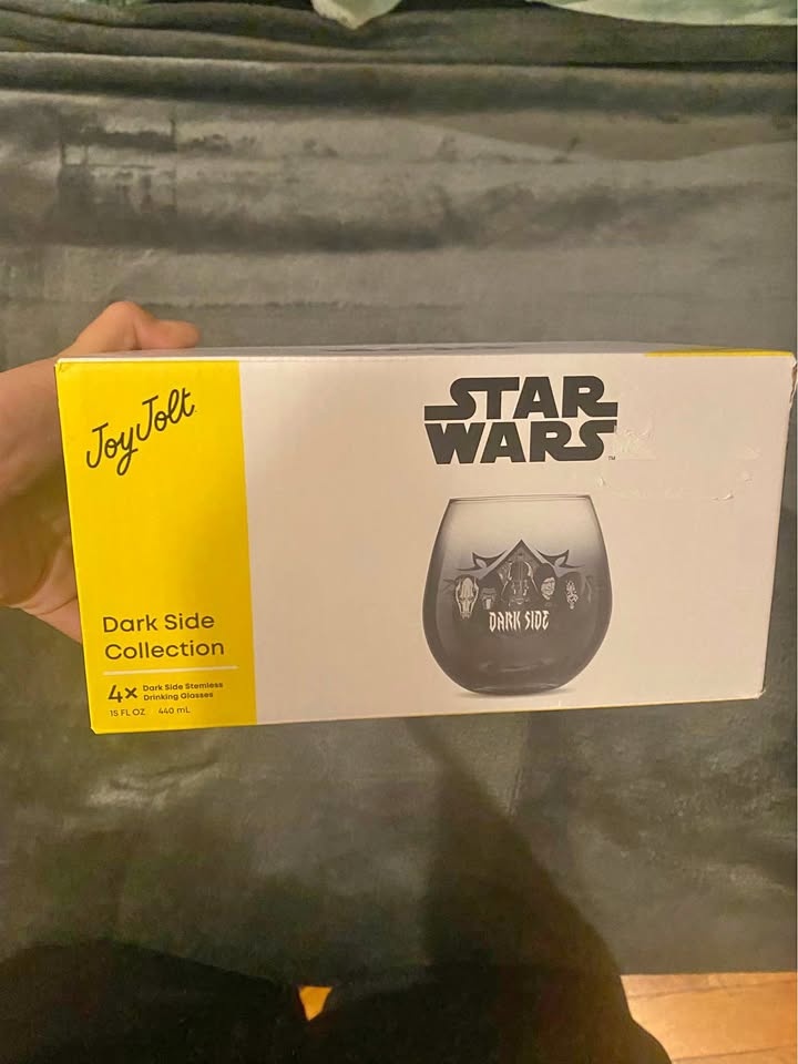 Star Wars Dark Side Glass Set (4-Pack) – JoyJolt NEW