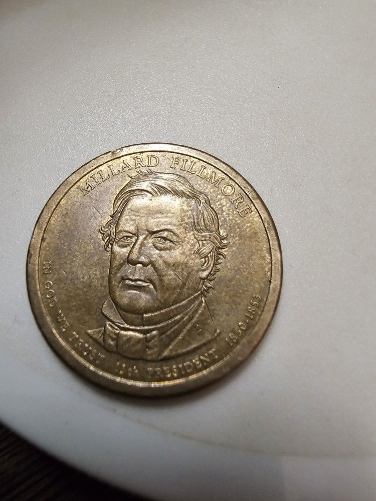 2010-P Millard Fillmore Presidential Golden Dollar Coin