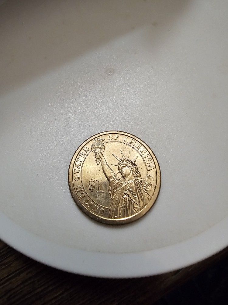 Rare 1(contact info removed) George Washington $1 Dollar Coin - photo 2