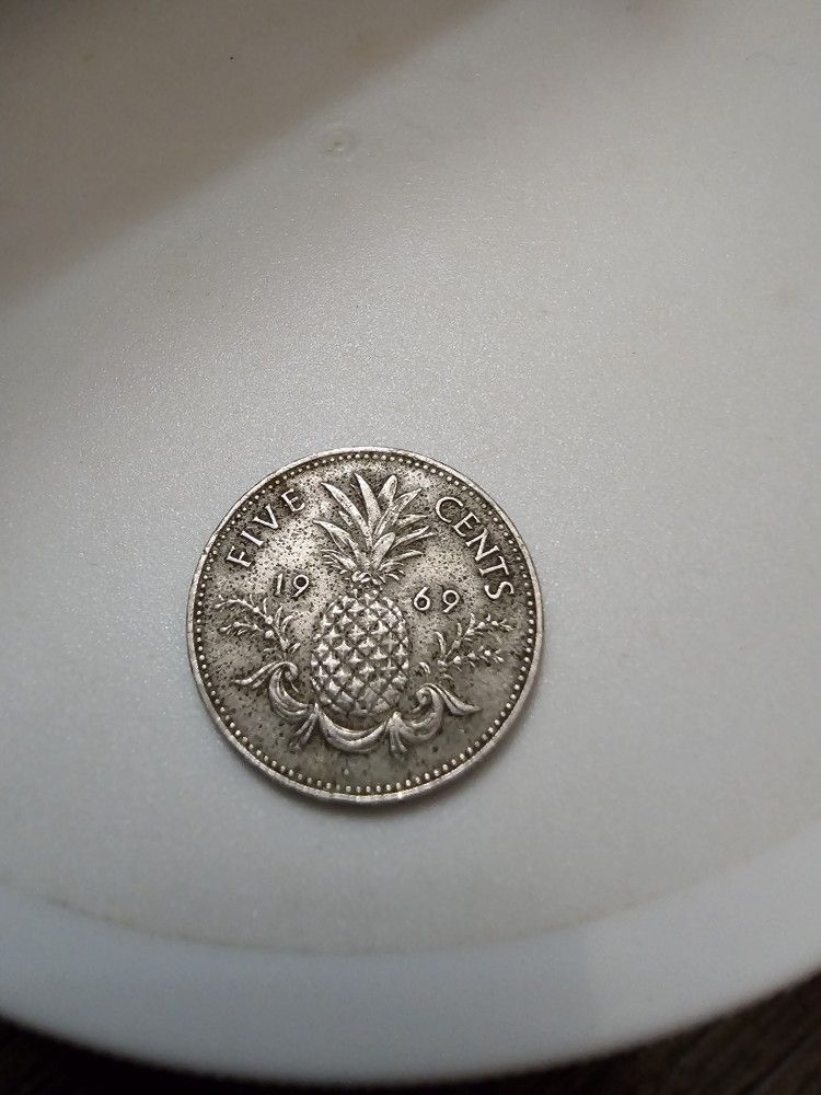 Queen Elizabeth II Bahama Island One Dollar Silver Coin 1966 - photo 2