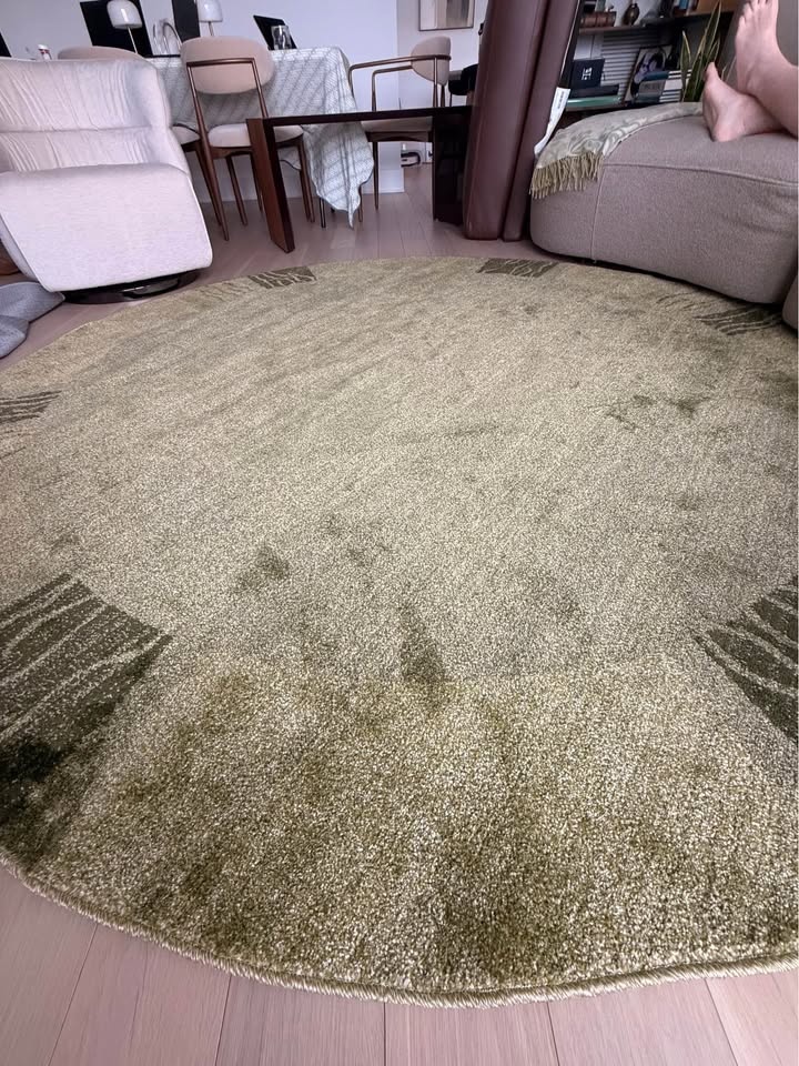 8’ Round Green Modern Rug - photo 5
