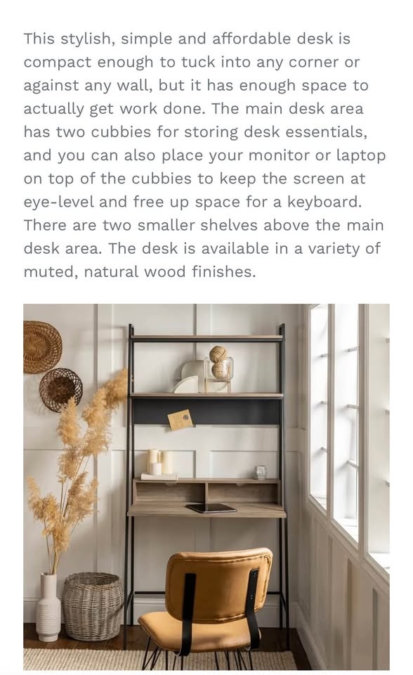 Desk - Dark wood - photo 2