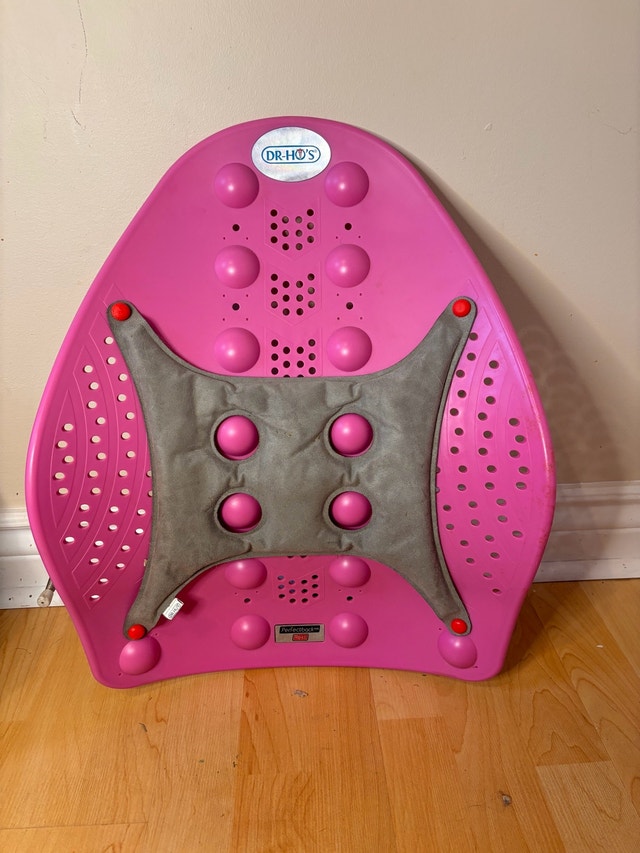 Back Massage & Lumbar Stretch Board – Pink (Read Description)