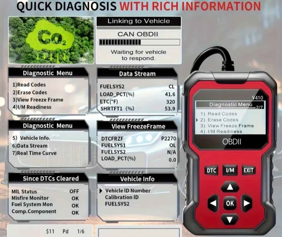 2025 Newest OBD2 Scanner Code Reader | Car Engine Fault Scanner - photo 3