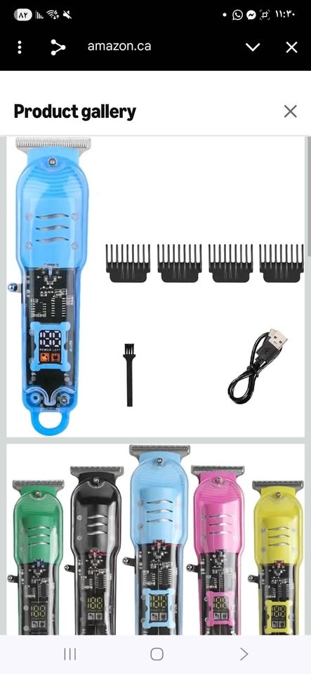 Cordless Hair Trimmer - Digital Display & USB Rechargeable - photo 5