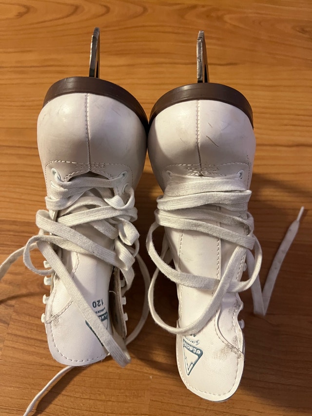 Figure Skates Size 2 White