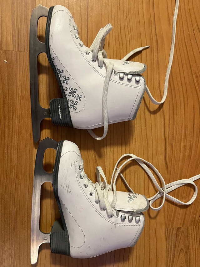 Figure Skates size 5 white - photo 3