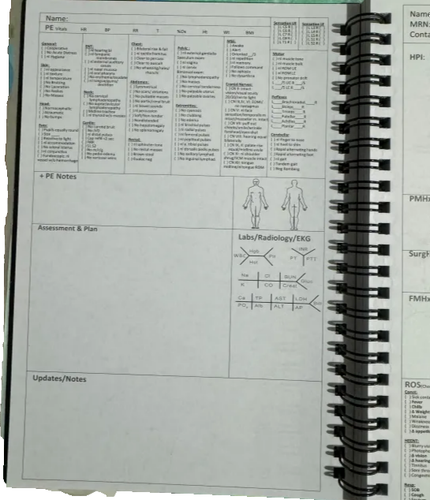 H&P Medical Notebook 100 Templates - photo 3