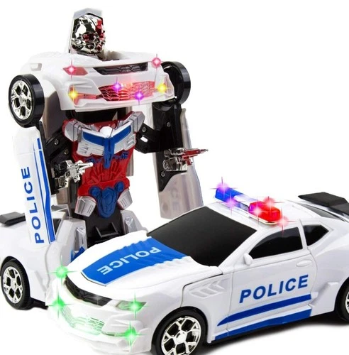Robot Police Car Transformers Toy