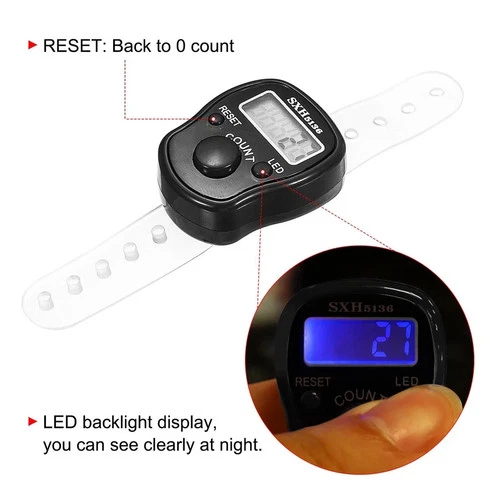 Digital Finger Counter with LED Display and Reset Button - photo 5
