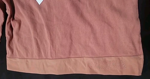 Gymshark Sweater Womens Small Blush Pink Cropped Longsleeve - photo 3