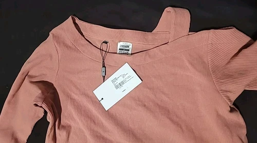 Gymshark Sweater Womens Small Blush Pink Cropped Longsleeve - photo 4