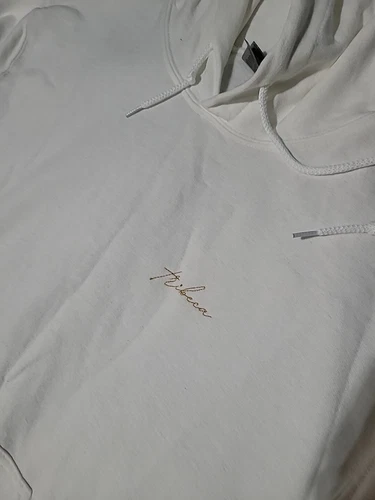 Gildan White Hoodie Sweatshirt Womens Small - photo 2
