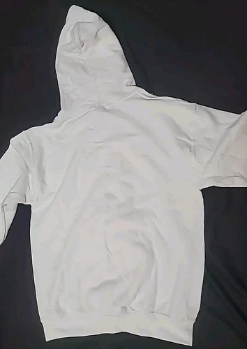Gildan White Hoodie Sweatshirt Womens Small - photo 4