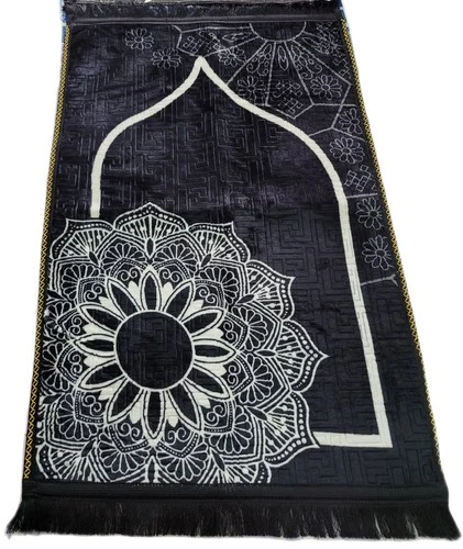 Muslim Prayer Mat With Bag, Islamic Prayer Rugs, Janamaz and Cap - photo 2