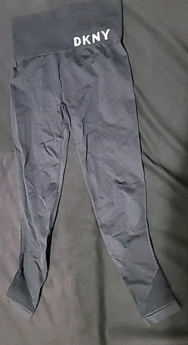 DKNY Sport Women's Black Elastic Leggings Extra Small NWT - photo 2