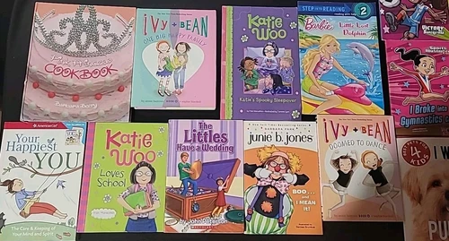 18 Books For Sale ,Girl Themed , One Low Price