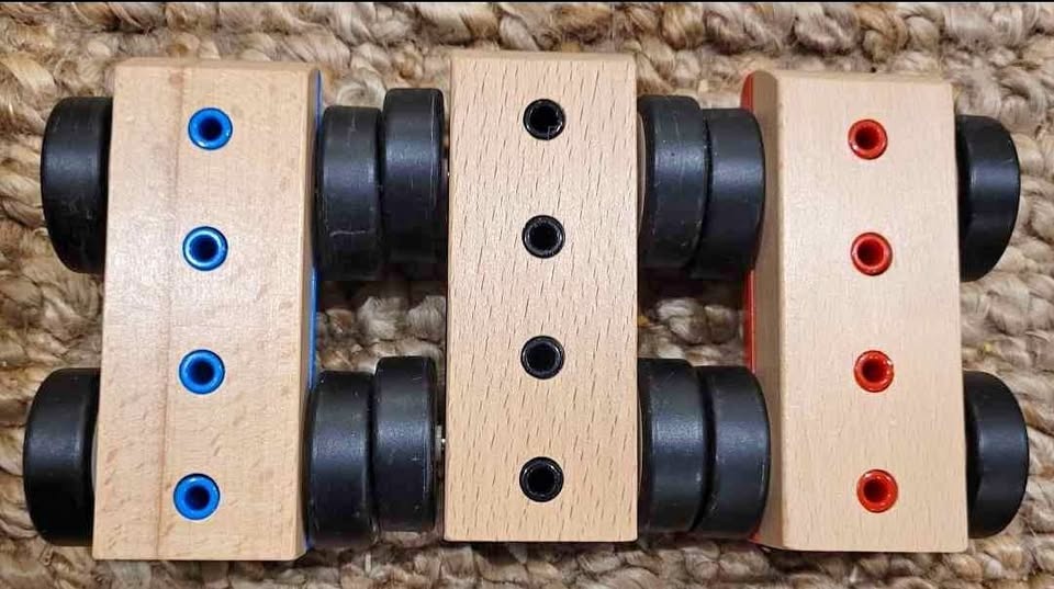 Ikea Lillabo wood cars