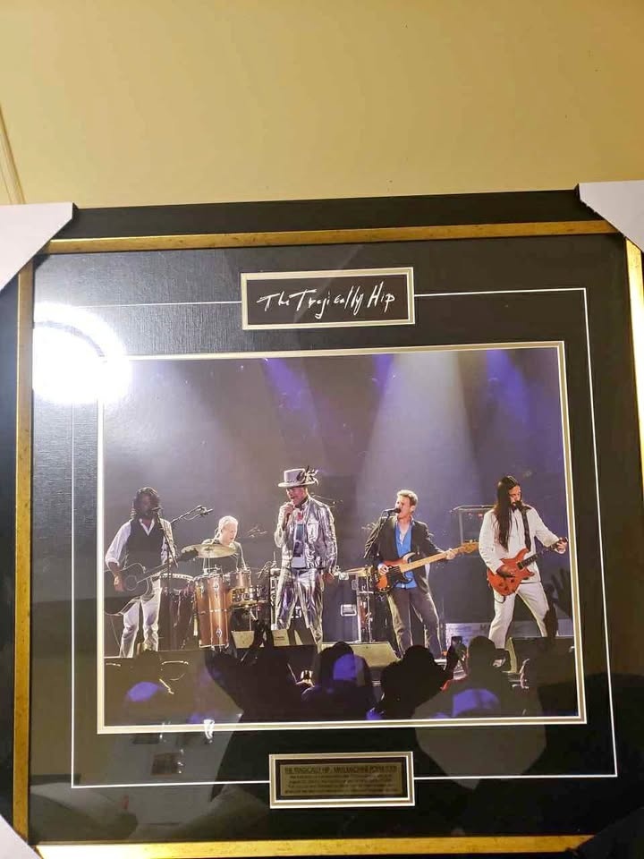Frameworth The Tragically Hip: 16x20 Band Photo Framed Canvas