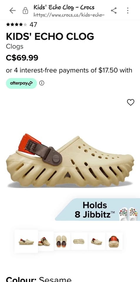 Sesame colour - echo crocs kid j4 - photo 4
