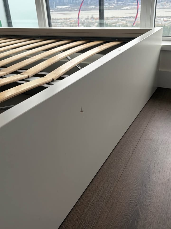 IKEA Malm White Queen Bed Frame Set - photo 3