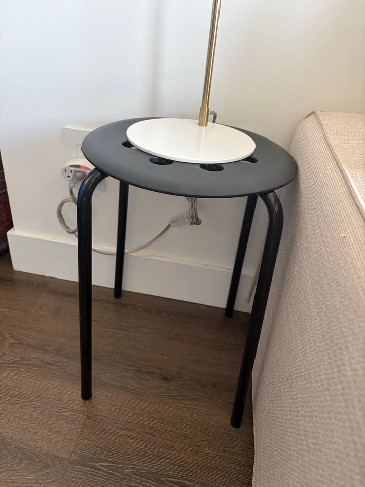 IKEA Black Stool - photo 2