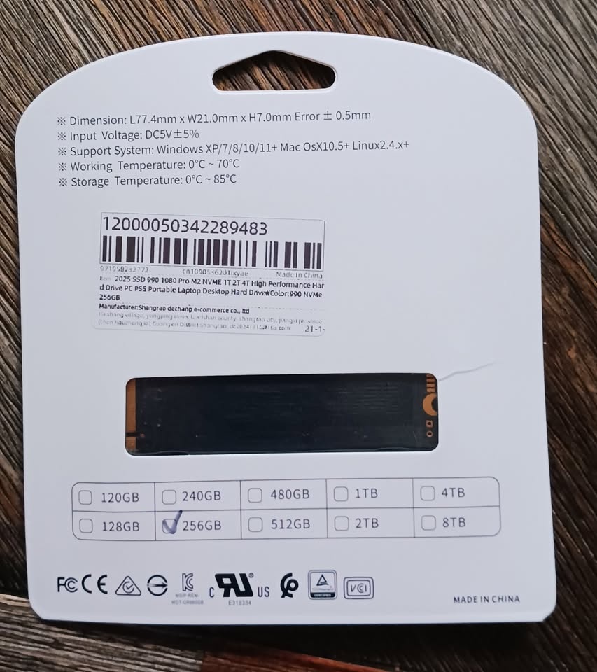 Brand New M.2 NVMe SSD 256GB – Fast Storage Upgrade (New) - photo 2