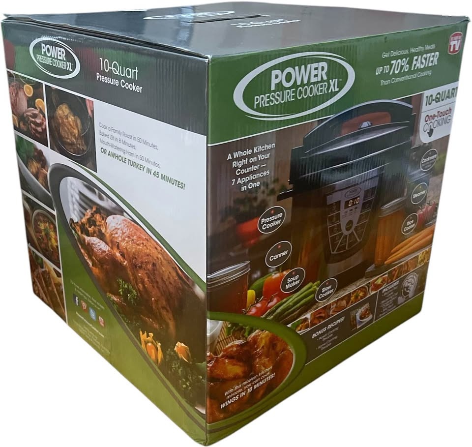 Power Pressure Cooker XL 10 Quarts