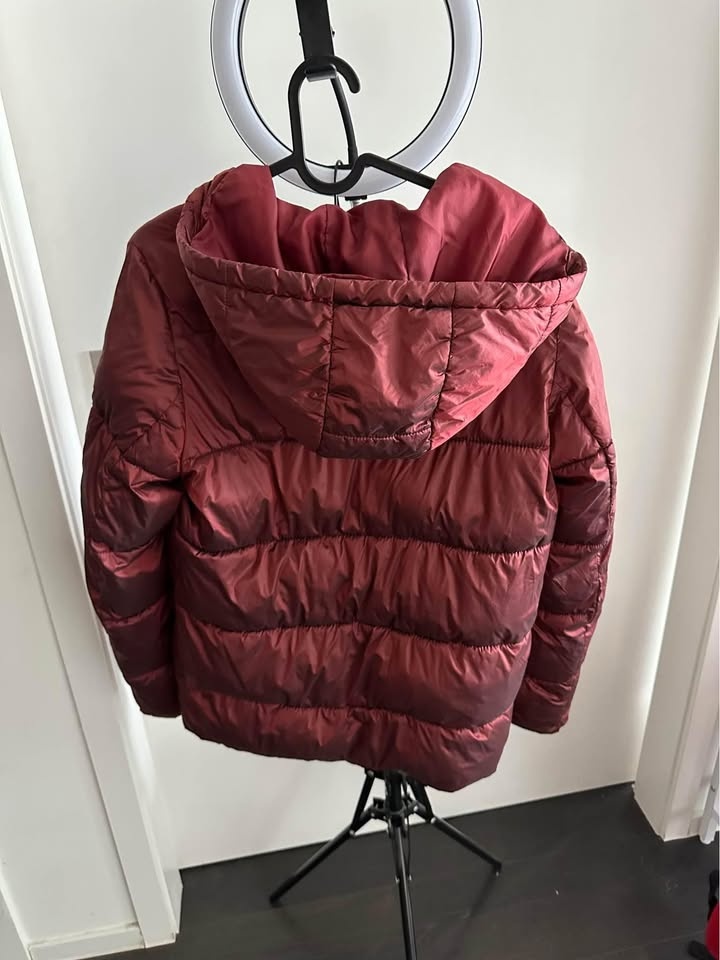Burgundy ONLY puff jacket - size XS- fits size S as well - photo 3