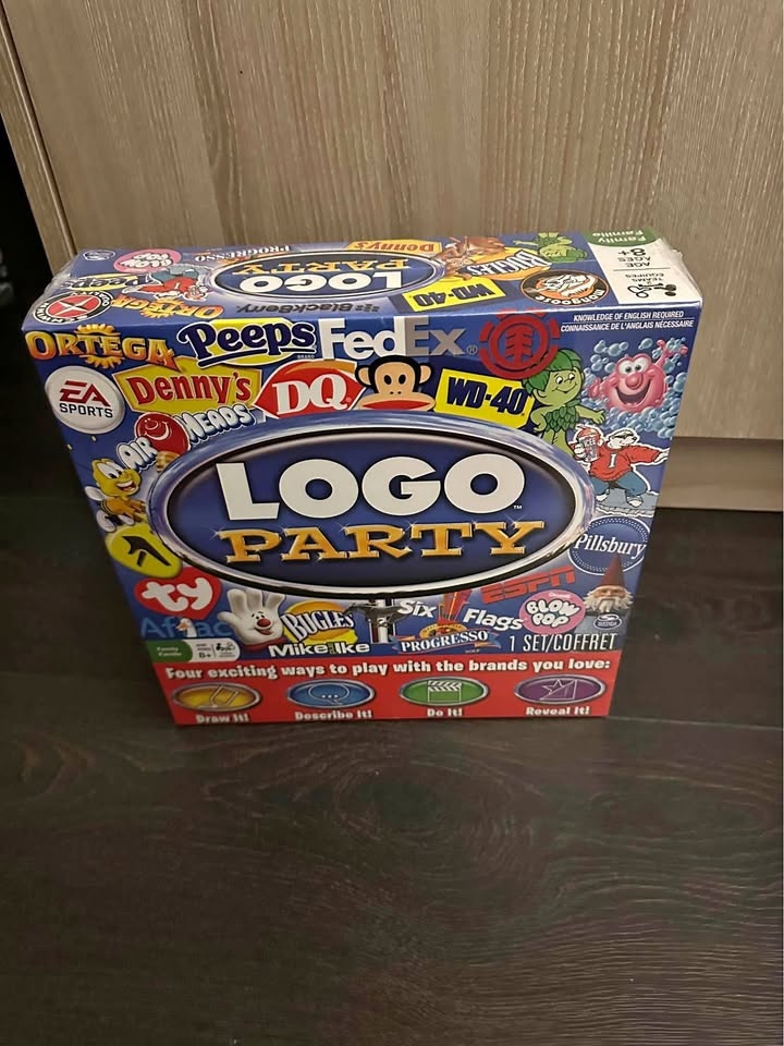 Logo Party Board Game - New - Never opened
