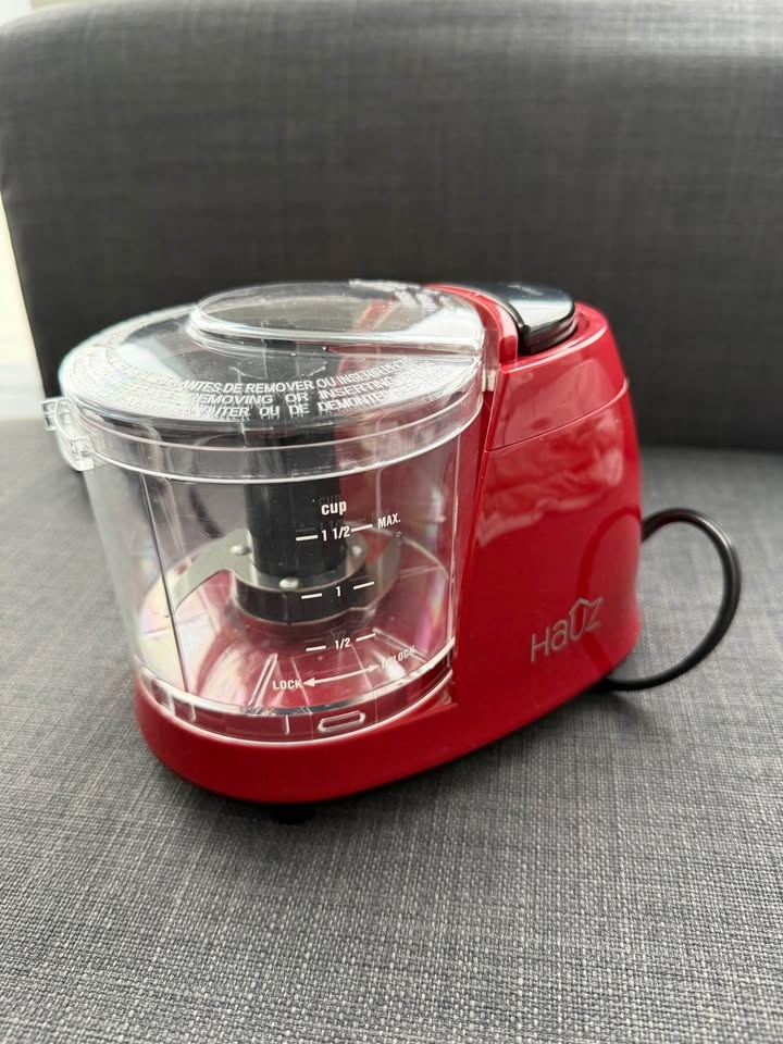 Mini chopper - new, never used, red color - photo 3