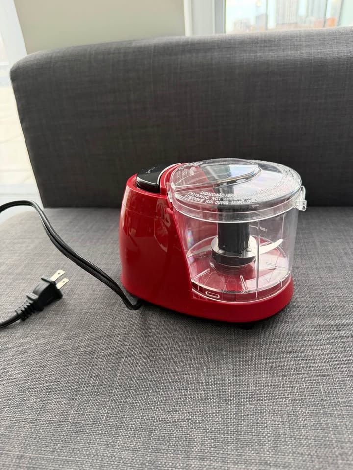Mini chopper - new, never used, red color - photo 4