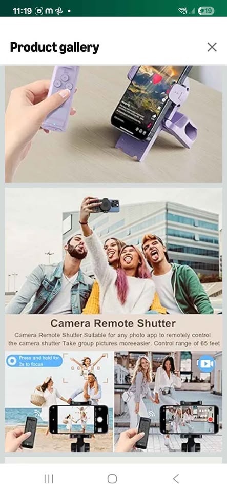 Remote control for page Turner, camera - photo 2