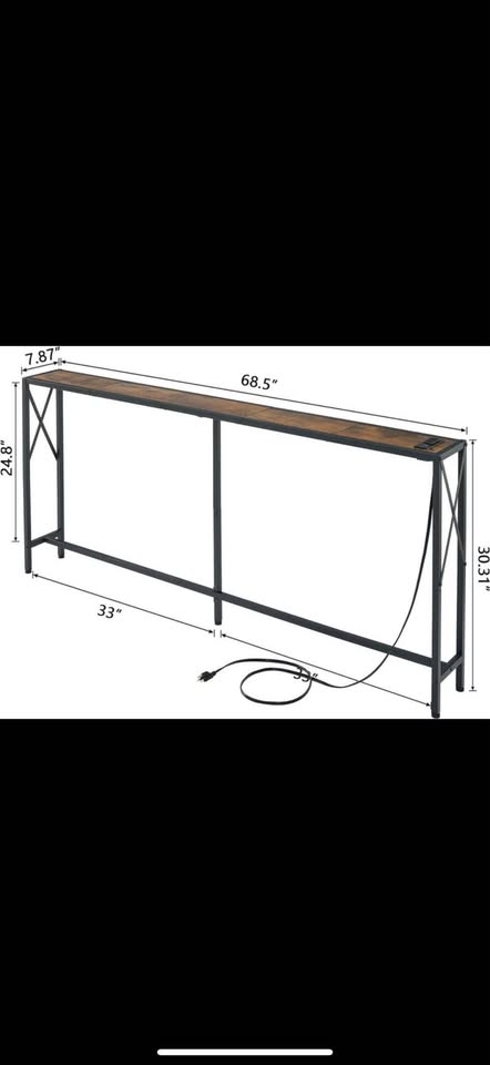 Gewudraw Extra Long Console Table - photo 3