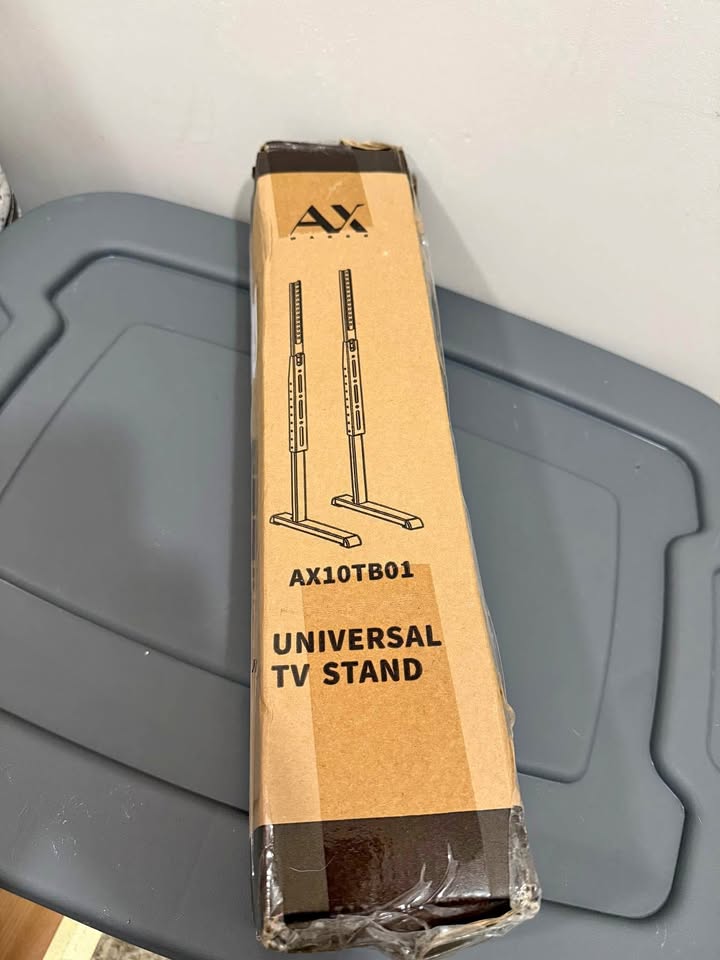 AX Universal TV Stand – Adjustable Replacement Base