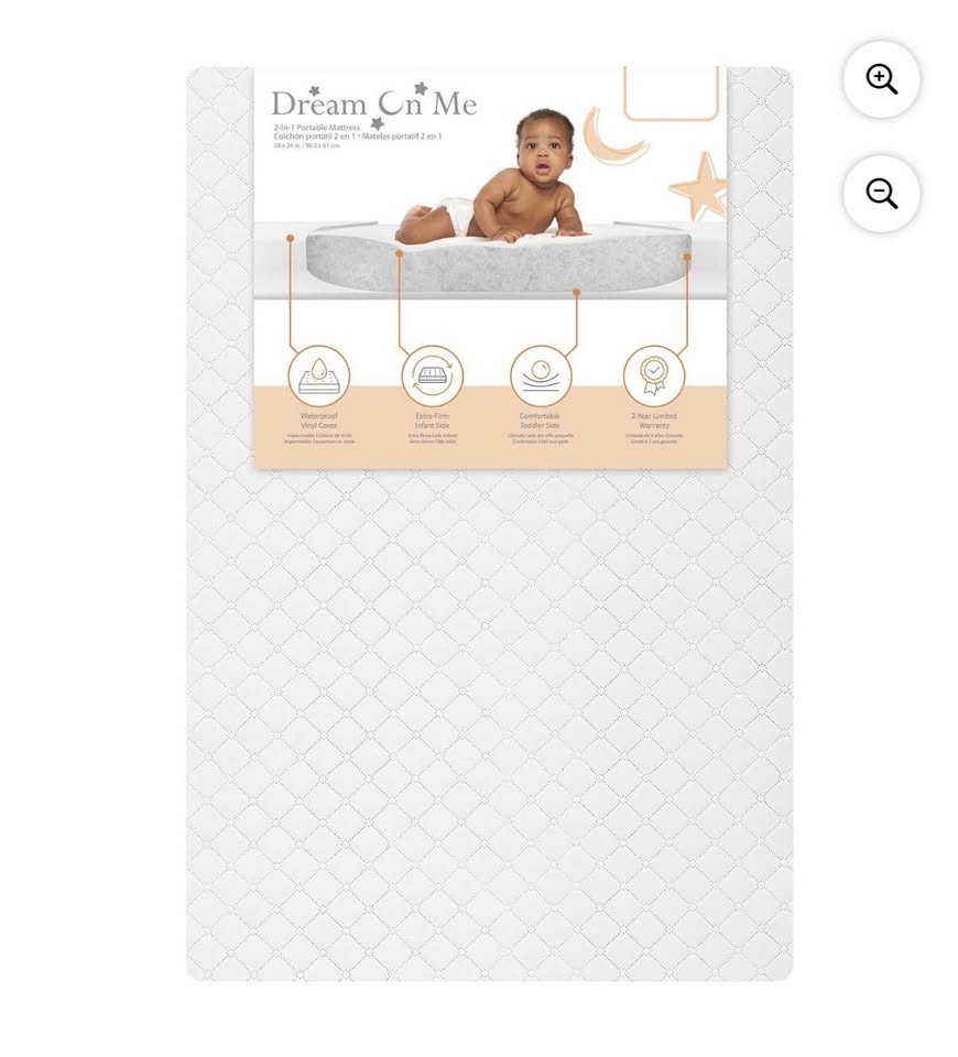Dream On Me Mini Crib + Mattress – Excellent Condition! 🛏️ - photo 4