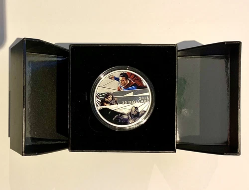 2016 Fine Silver 2.2 oz - BATMAN VS SUPERMAN - photo 3