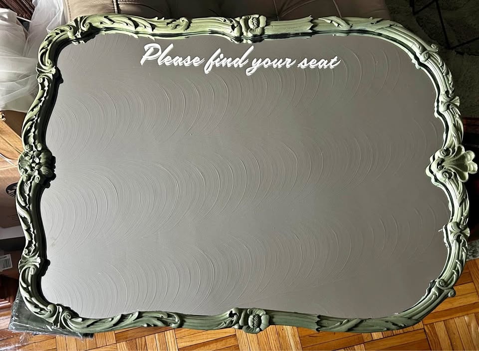 Seating Chart Mirror