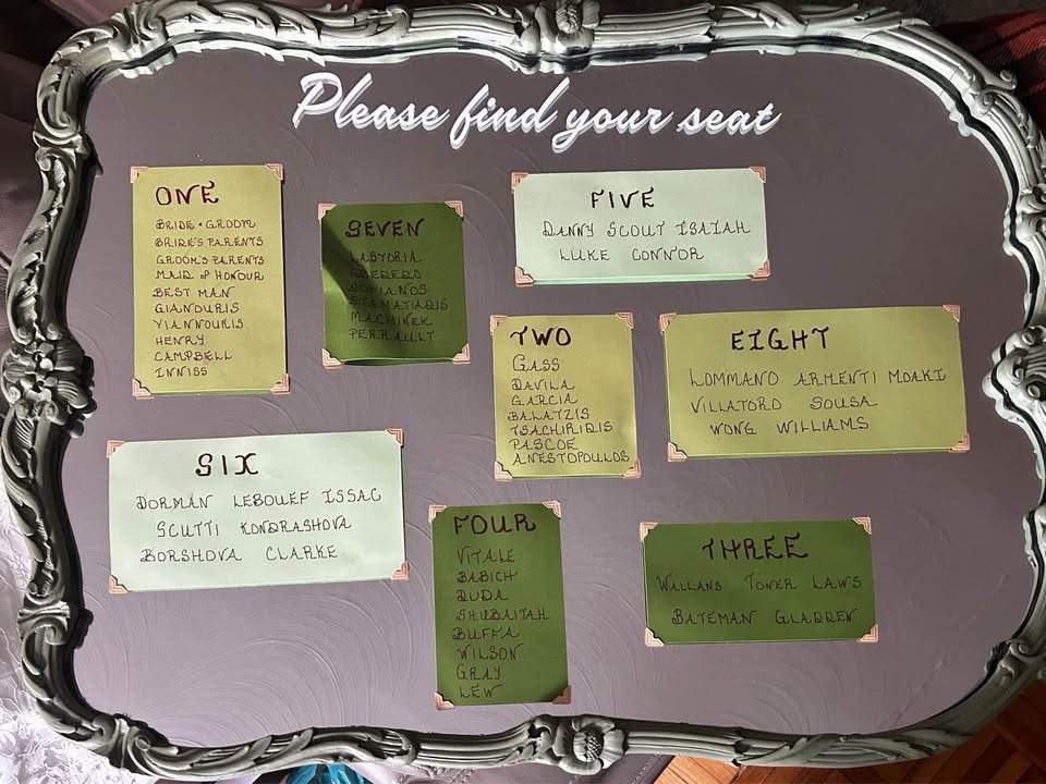 Seating Chart Mirror - photo 2