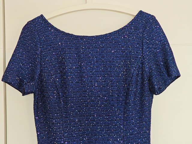 Women St. John Formal Evening Dress Sparkle Sequin Knit Size: 4 - photo 2