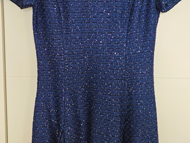 Women St. John Formal Evening Dress Sparkle Sequin Knit Size: 4 - photo 3