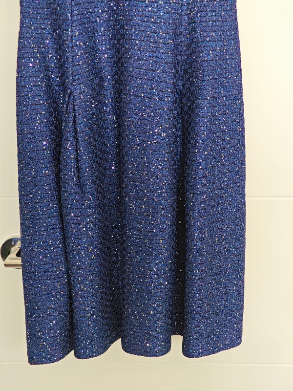 Women St. John Formal Evening Dress Sparkle Sequin Knit Size: 4 - photo 4