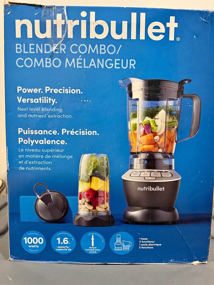 Nutribullet Blender Combo – 1000W Power (Brand New in Box)