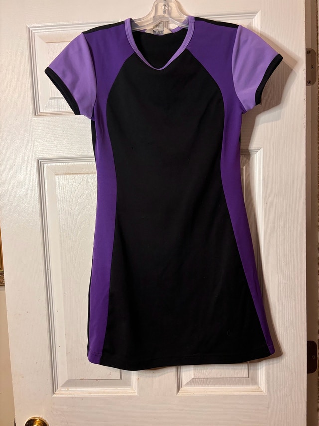 Vintage Express Tricot Sporty Colour-Block Dress – XS