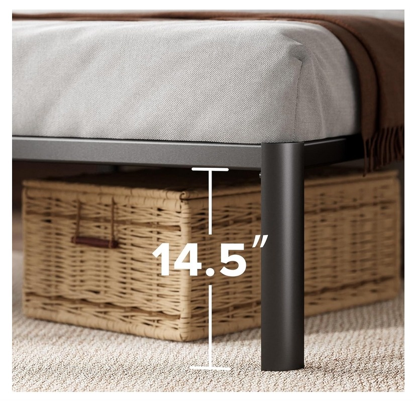 Zinus Twin Bed Frame - 14 Inch Metal Platform Bed - photo 4