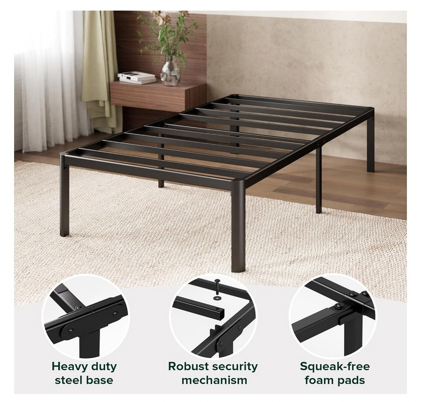 Zinus Twin Bed Frame - 14 Inch Metal Platform Bed - photo 5