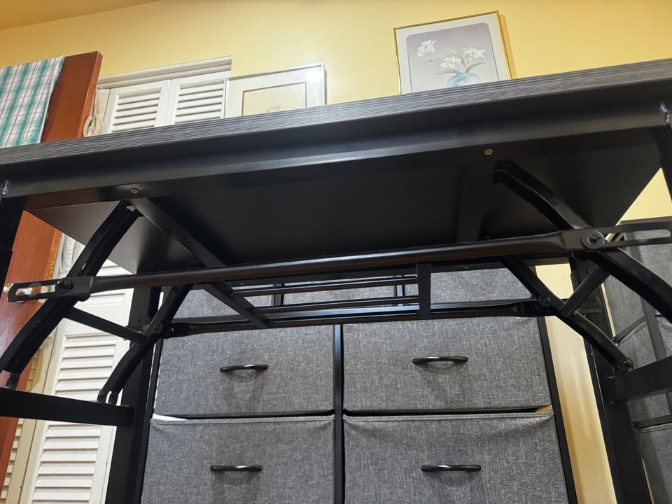 Computer Table Desk, Folding Writing Desk, No Assembly - photo 2