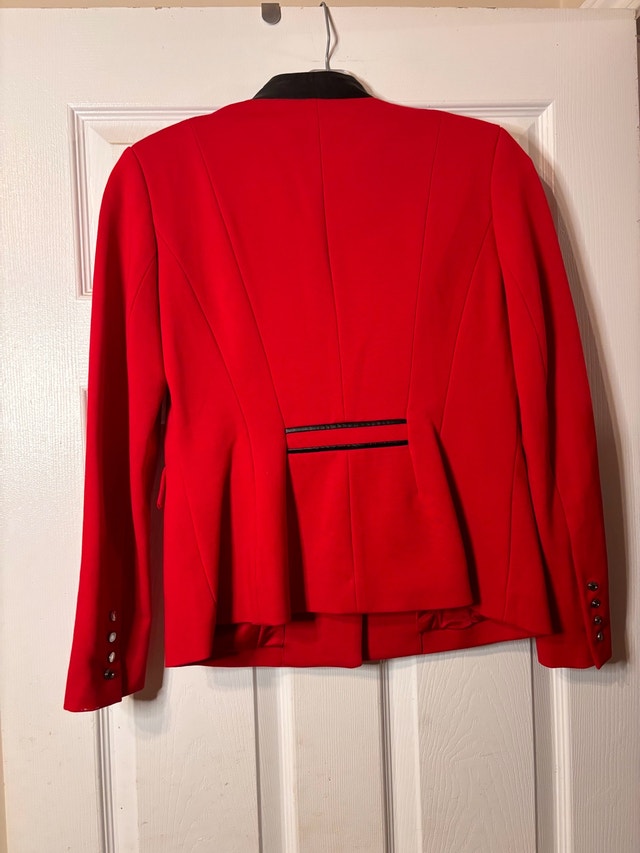 Nygård Red Tailored Blazer – Size 4p (small) - photo 2